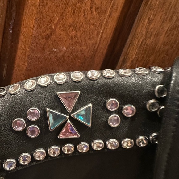 Cripple Creek women’s leather jacket with studs - Picture 3 of 8